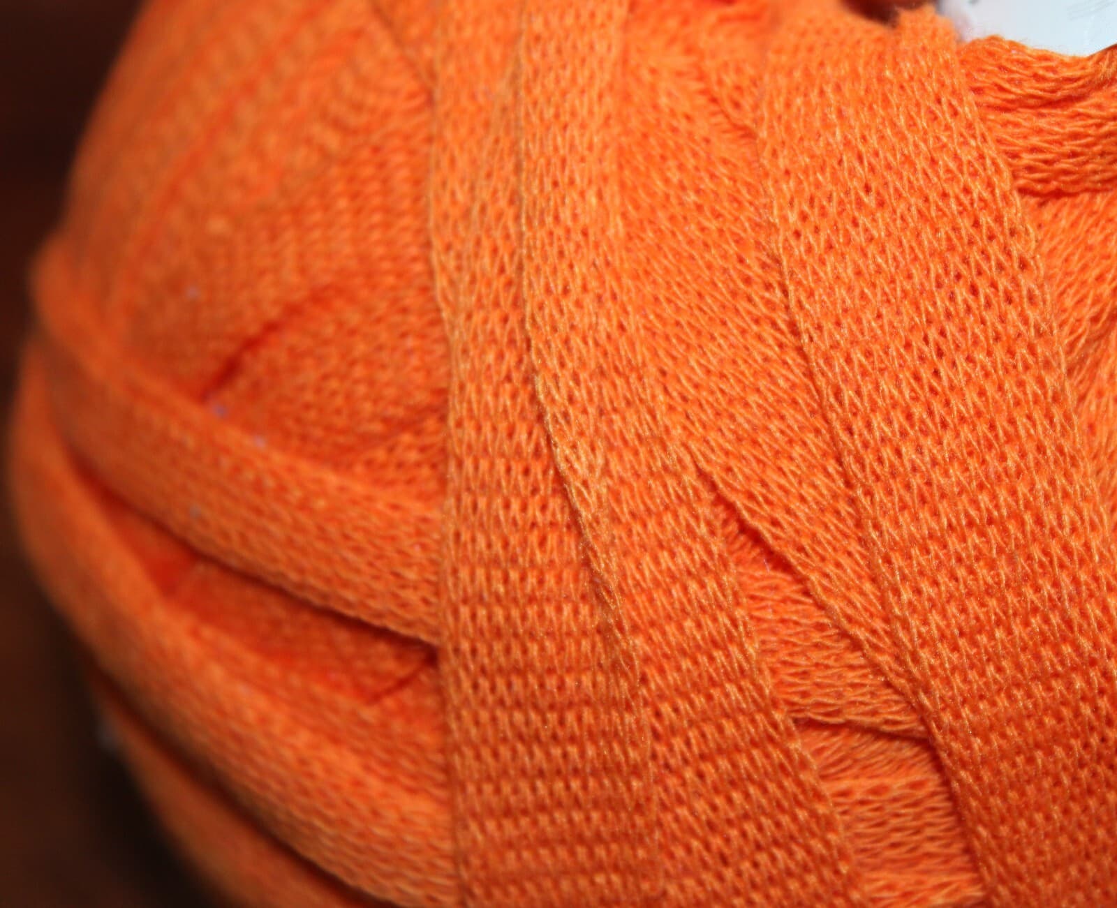 Katia Big Ribbon Col 17 Orange Cotton Polyester 200gr 77yd - Thumbnail 3