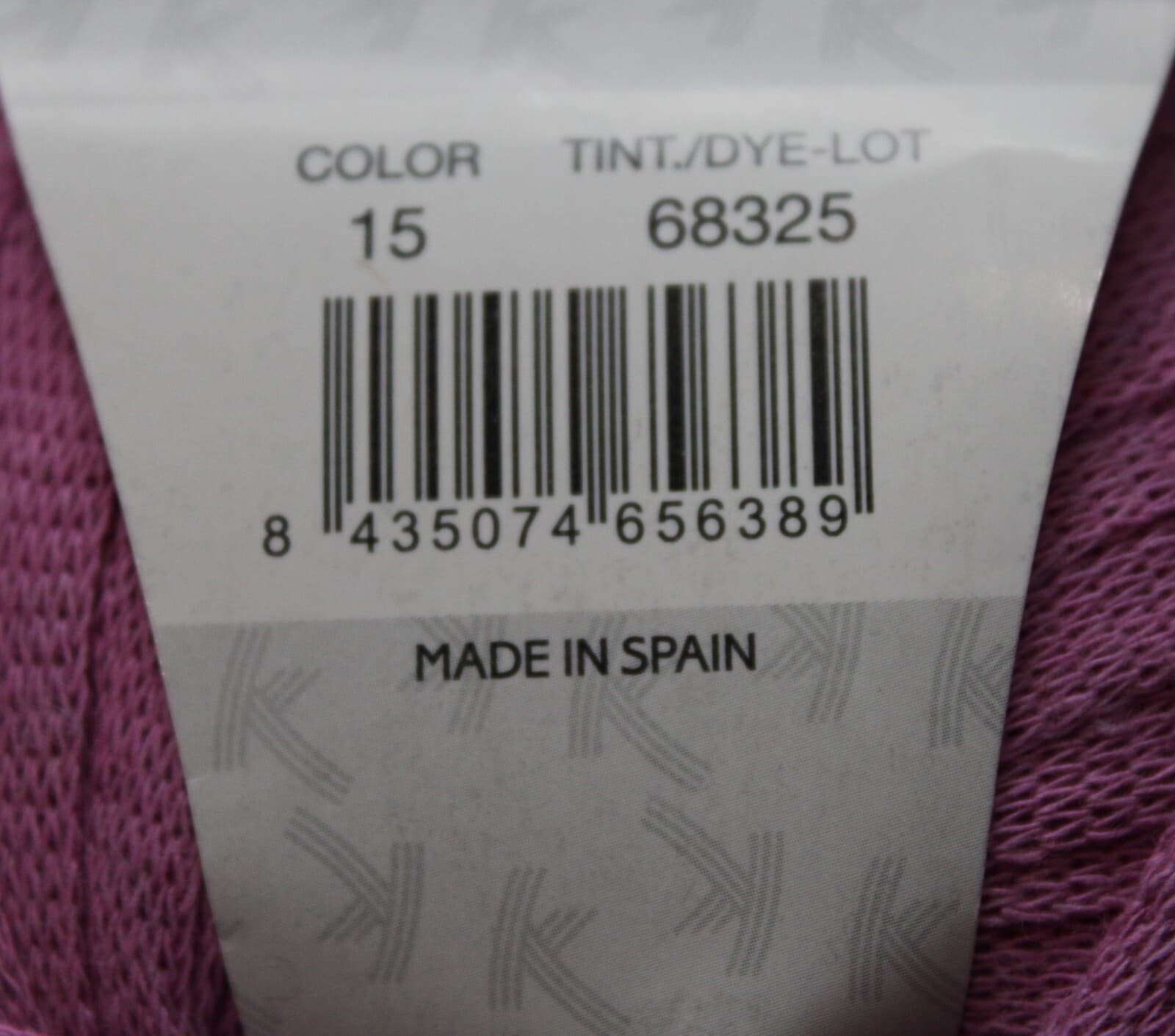 Katia Big Ribbon Col 15 Mauve Cotton Polyester 200gr 77yd - Thumbnail 5