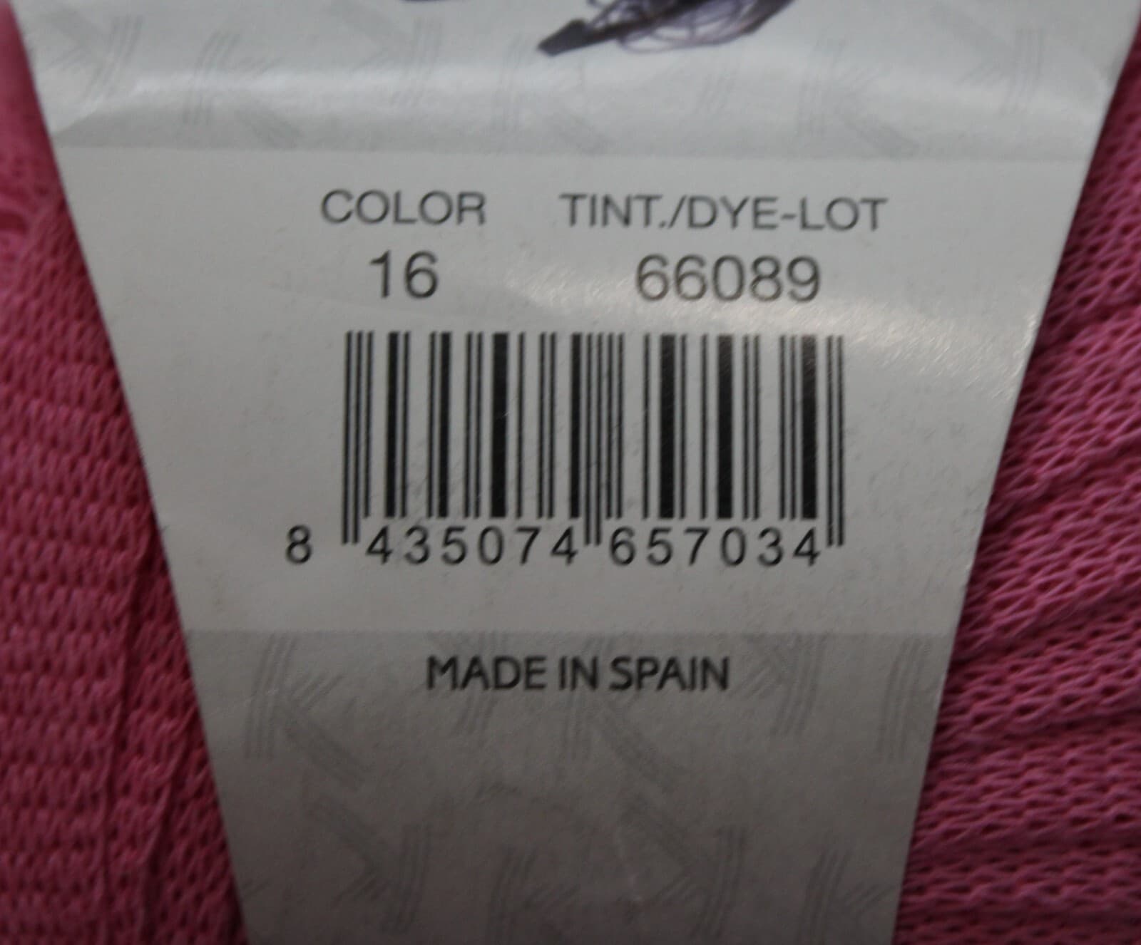 Katia Big Ribbon Col 16 Pink Cotton Polyester 200gr 77yd - Thumbnail 3