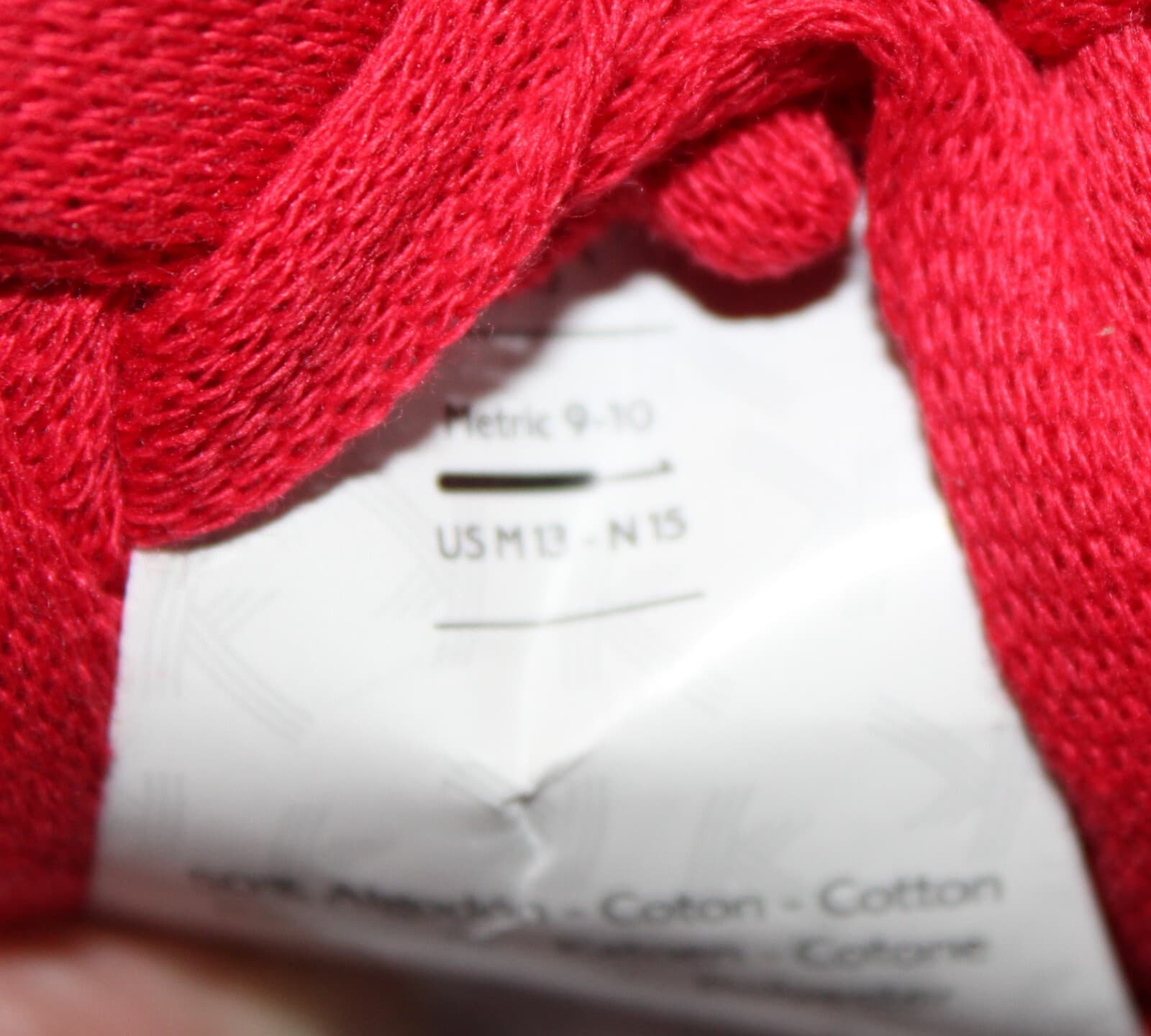 Katia Big Ribbon Col 4 Red Cotton Polyester 200gr 77yd - Thumbnail 4