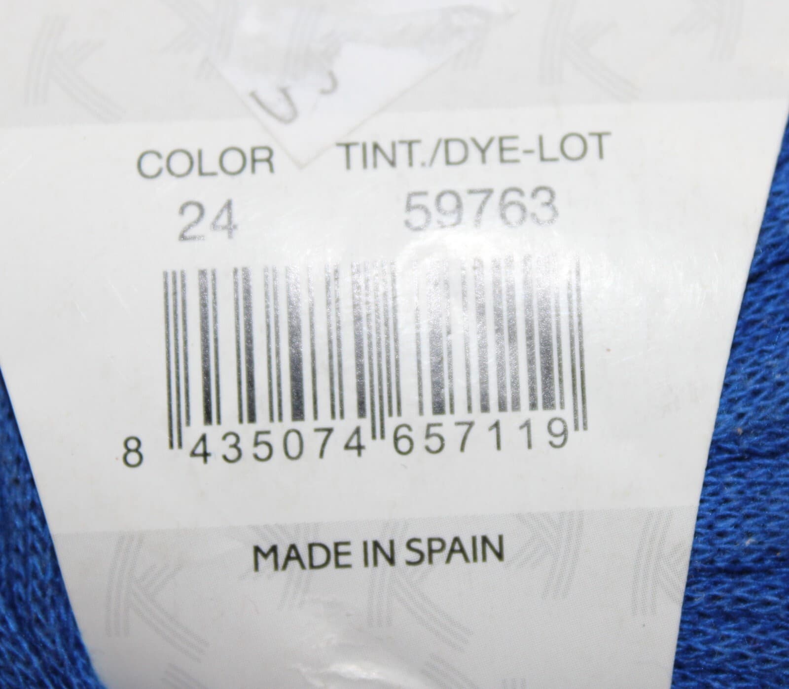 Katia Big Ribbon Col 24 Blue Cotton Polyester 200gr 77yd - Thumbnail 4