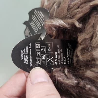 Austermann Floki Yarn Col 0003 Brown 50g 25m Wool Acrylic Needle 10-12 - Thumbnail 5