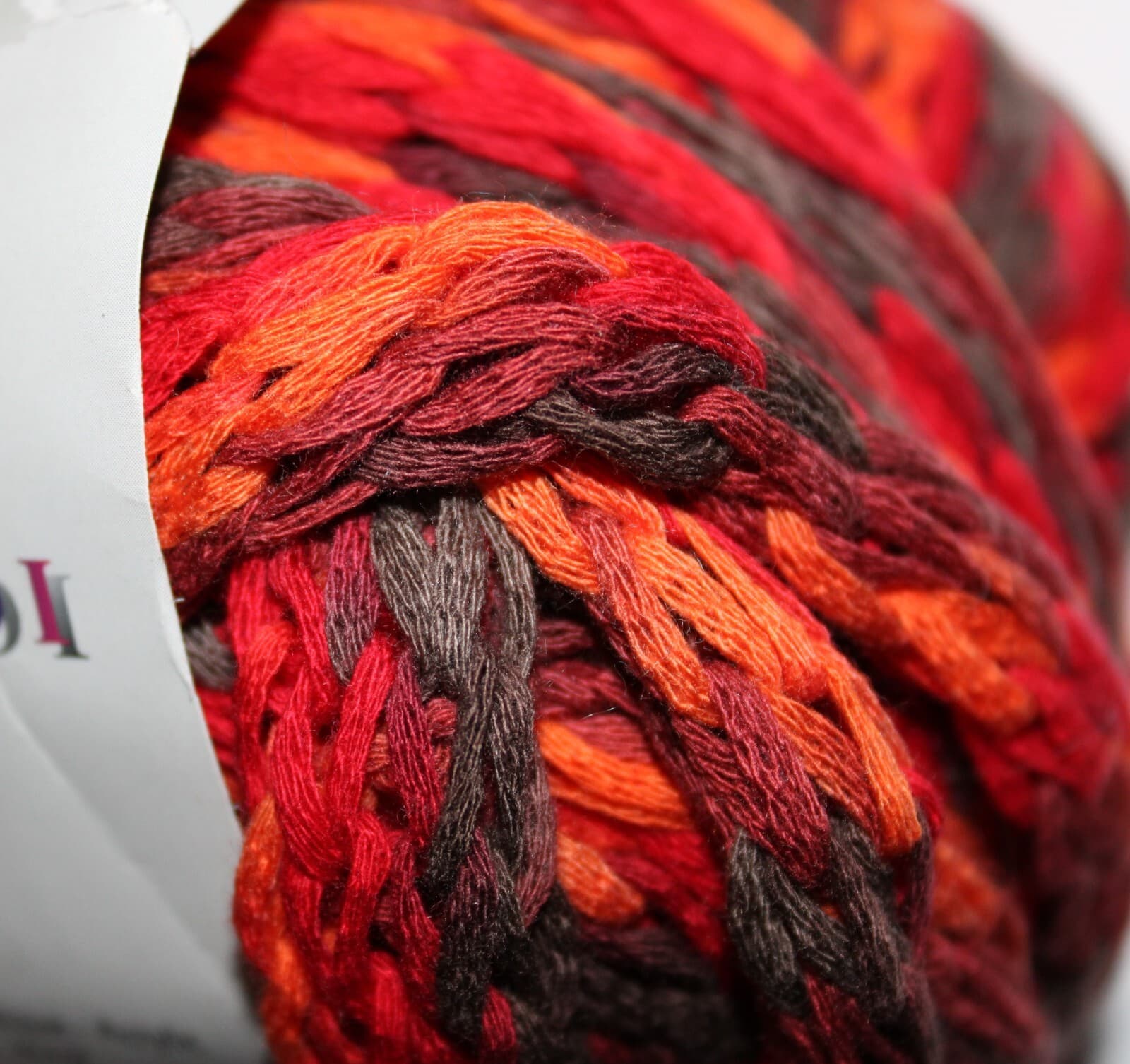 Katia Malindi Col 14 Orange Red Brown Mix 100% Acrylic 100gr 22yards - Thumbnail 2