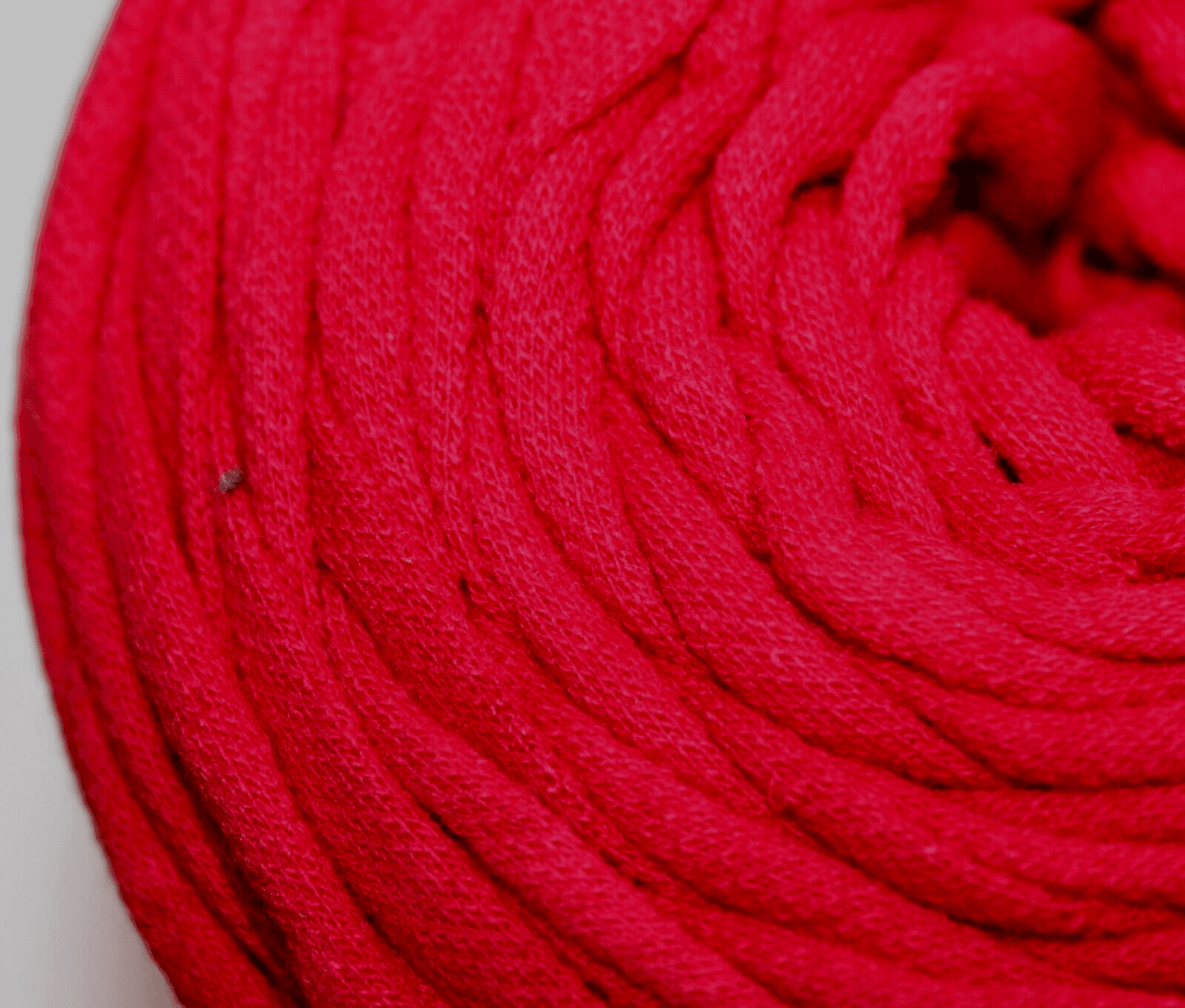 Euro Yarns Tee Rag Col Red 100% Cotton 11oz, - Thumbnail 2