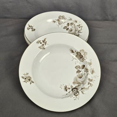 Vintage Twilight Rose China 37 piece Set Haviland Bavaria Germany Porcelain New - Thumbnail 15