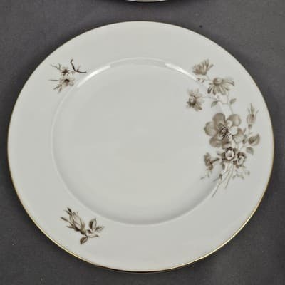 Vintage Twilight Rose China 37 piece Set Haviland Bavaria Germany Porcelain New - Thumbnail 7