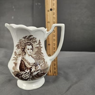 Vintage Americana Style House Ironstone England Creamer Pitcher J. & G. Meakin - Thumbnail 6