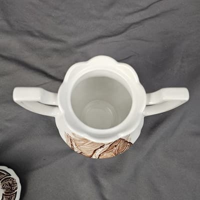 Vintage J&G Meakin Americana Style House England Sugar Bowl George Washington - Thumbnail 3