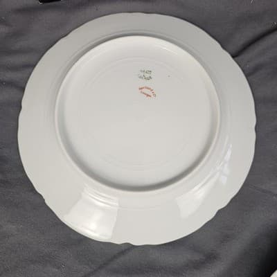 Haviland Limoges June Bride Pink Rose Gold Trim Plates Set of 4 7.25" Scalloped - Thumbnail 4