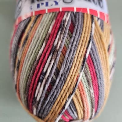 KFI Indulgence 6 Ply 75% Extrafine Merino Wool Col 112 Mixed 5.25oz 426yd - Thumbnail 2