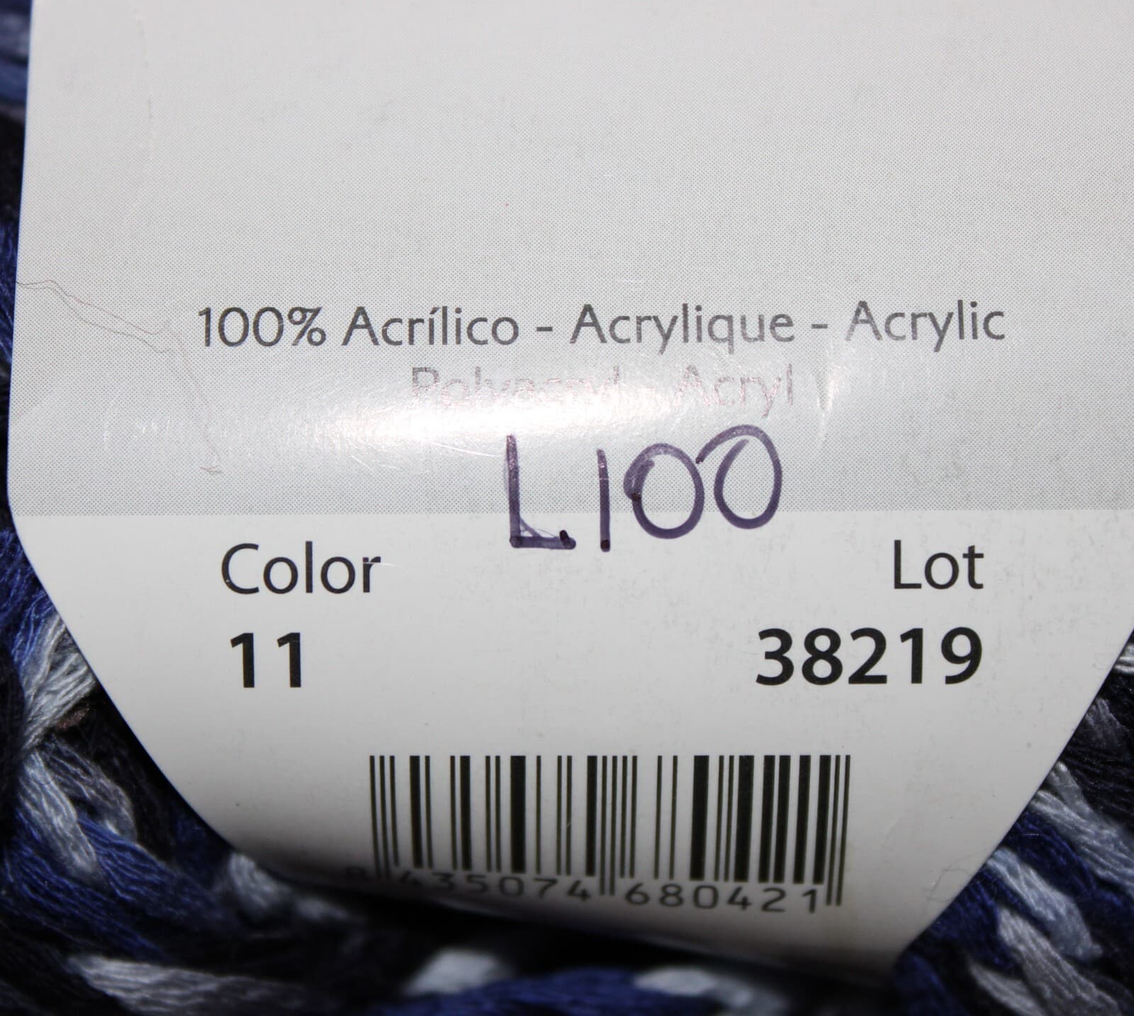 Katia Malindi Col 11 Blue Mix 100% Acrylic 100gr 22yards - Thumbnail 4