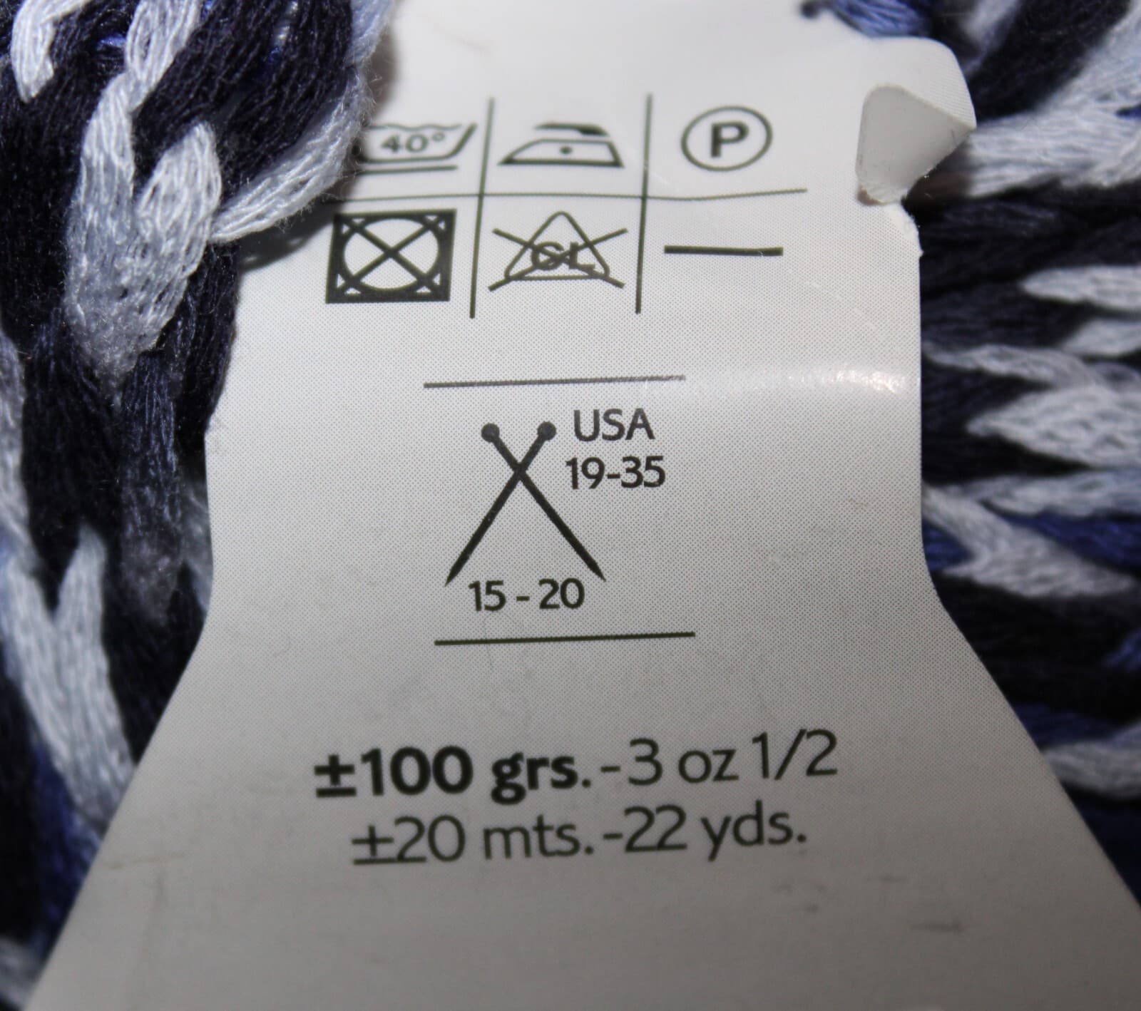 Katia Malindi Col 11 Blue Mix 100% Acrylic 100gr 22yards - Thumbnail 5