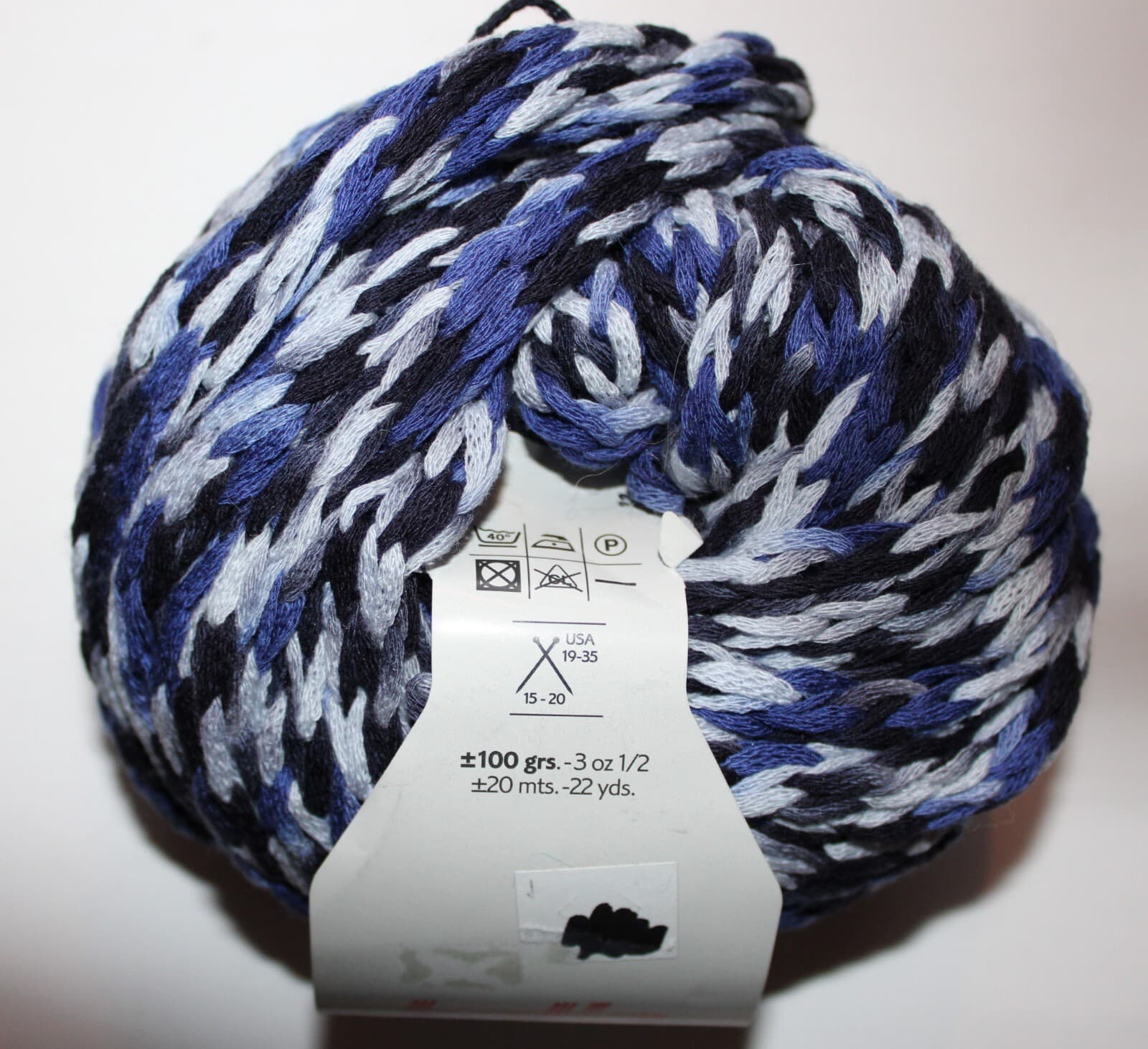 Katia Malindi Col 11 Blue Mix 100% Acrylic 100gr 22yards - Thumbnail 6