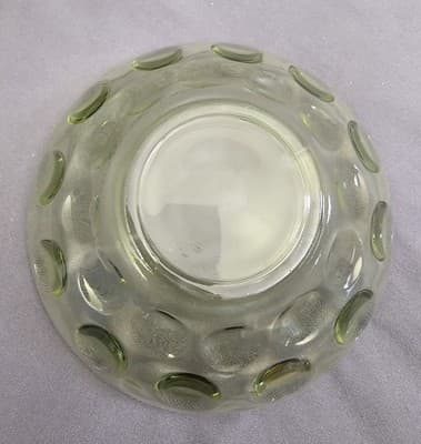 5 Vintage Hazel Atlas Eldorado Green Raindrop Small Dessert/Fruit Bowls 4 3/4” - Thumbnail 8