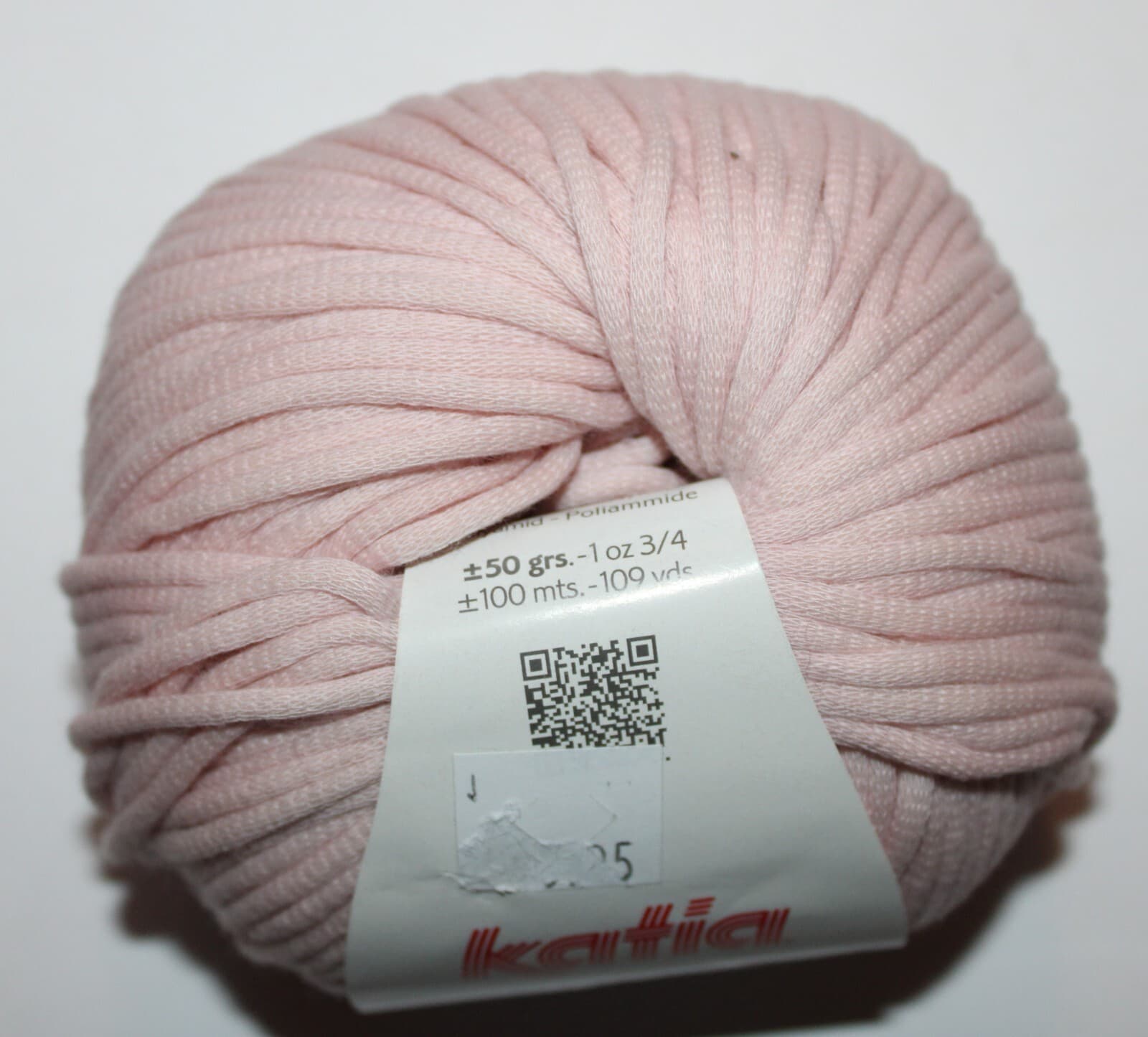 Katia Bulky Cotton Col 57 Pink Cotton Nylon 50gr 109yd - Thumbnail 2