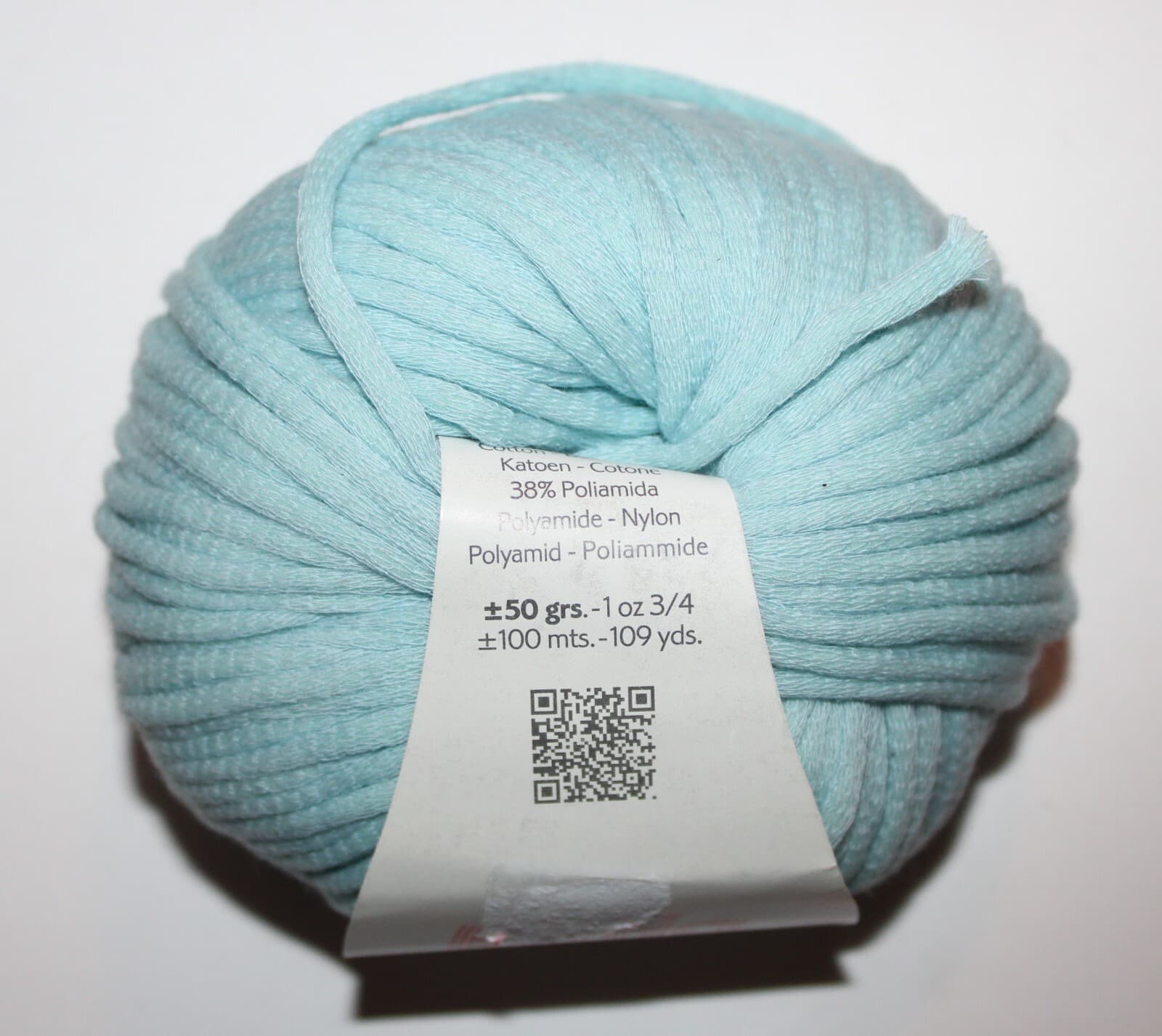 Katia Bulky Cotton Col 74 Aqua Cotton Nylon 50gr 109yd - Thumbnail 2