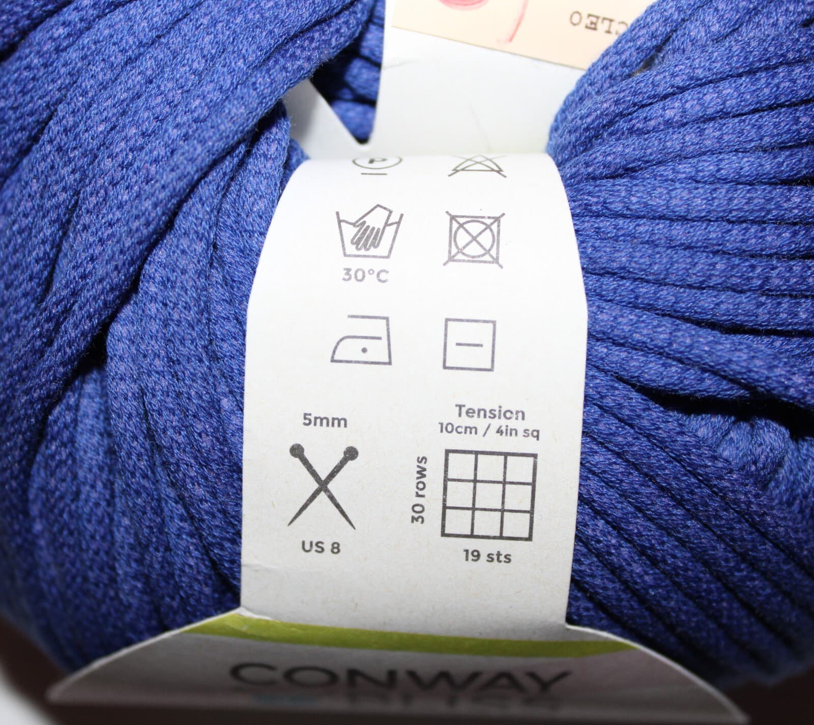 Plymouth Yarn Cleo Col 60011 Dark Blue Cotton Nylon 50gr 98yd - Thumbnail 4