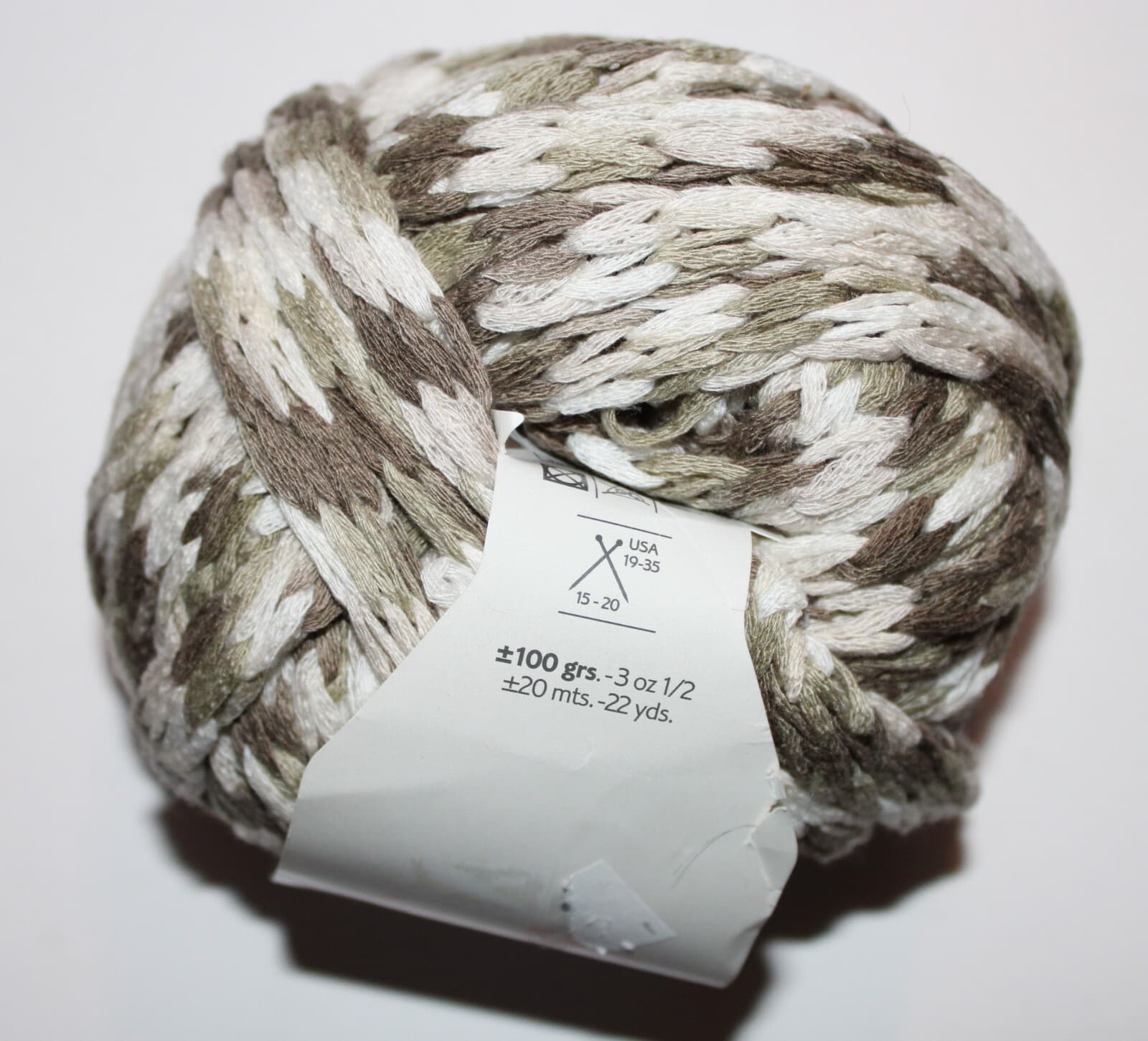 Katia Malindi Col 15 Olive Mix 100% Acrylic 100gr 22yards - Thumbnail 2