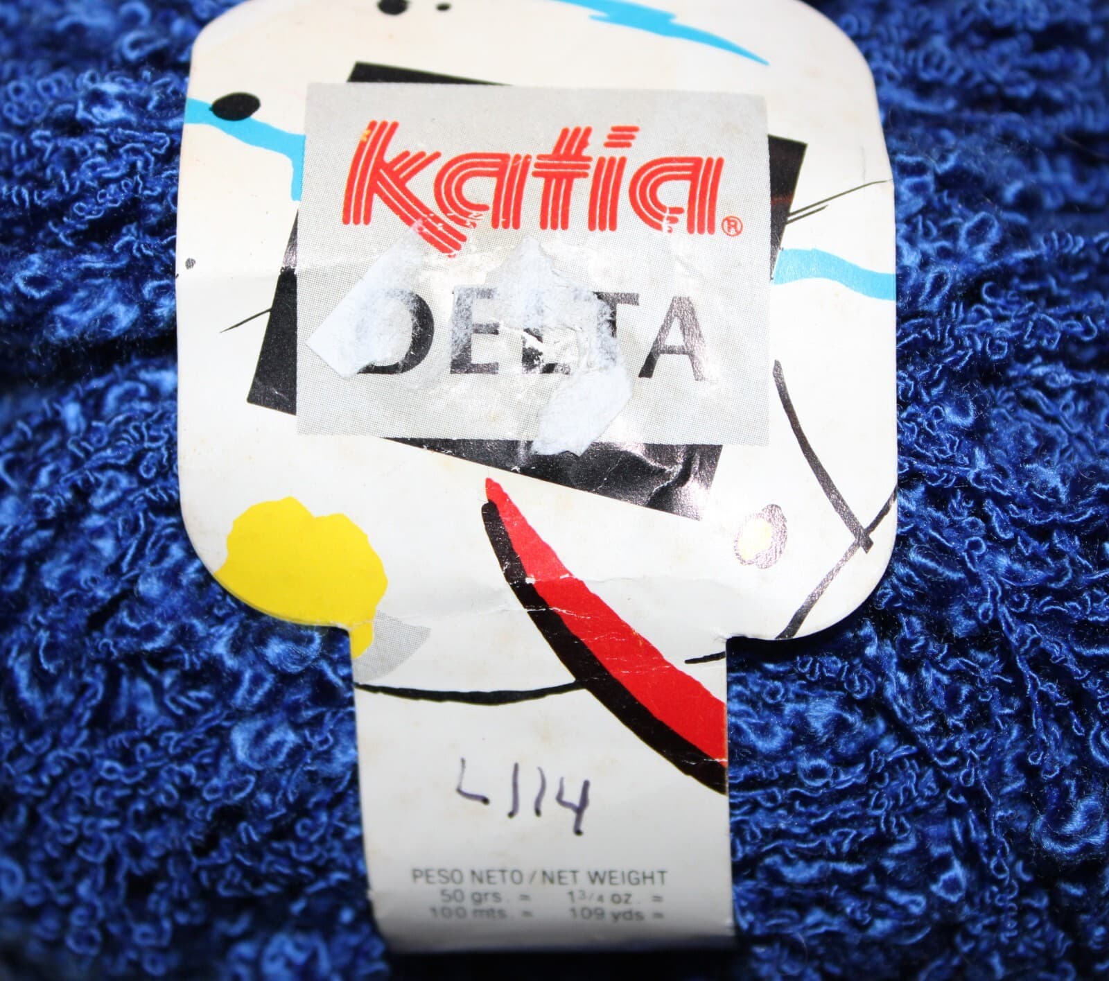 Katia Delta Blue Acrylic Polyester 50gr, 109yd - Thumbnail 2