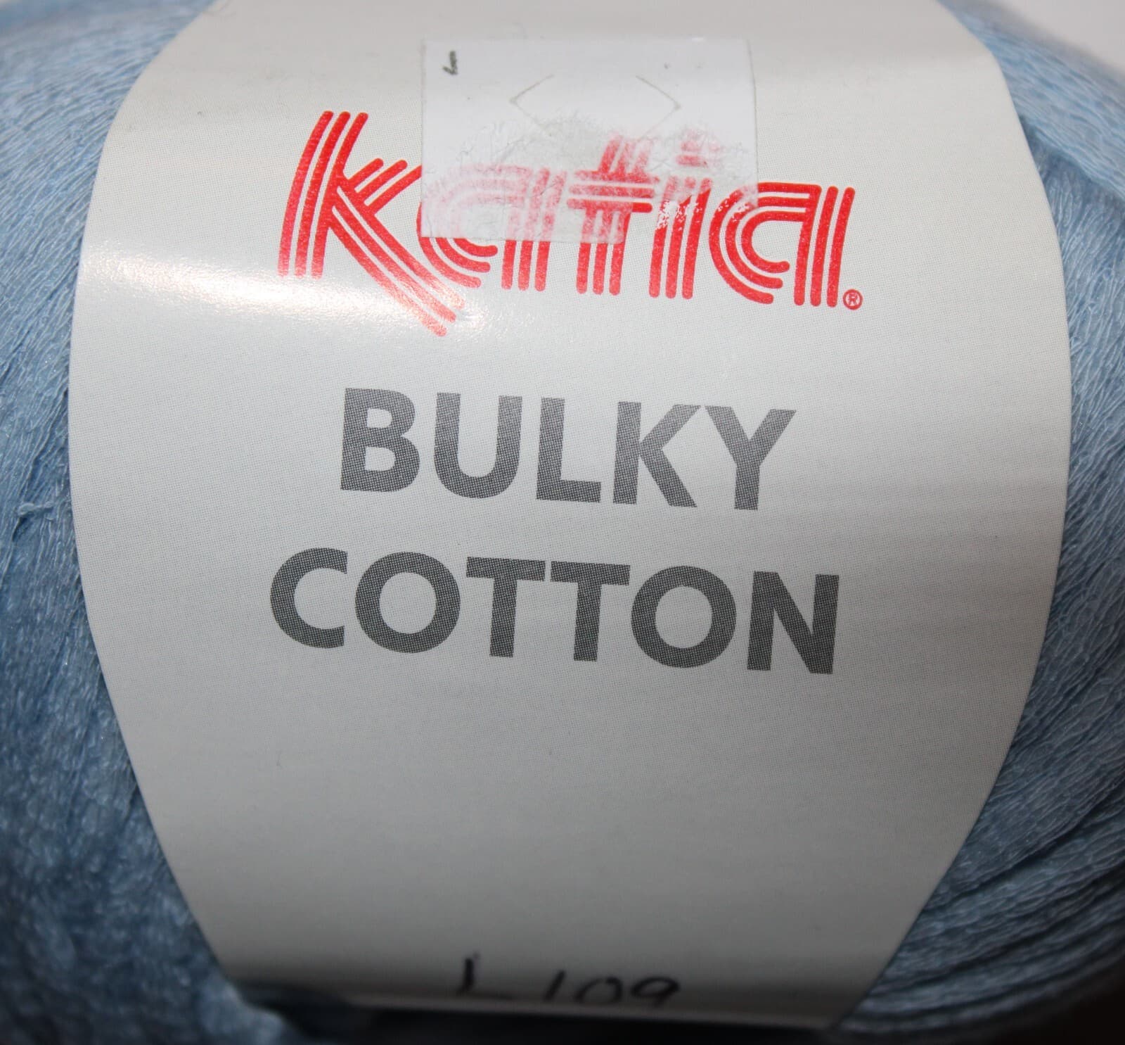 Katia Bulky Cotton Col 75 Light Blue Cotton Nylon 50gr 109yd - Thumbnail 2