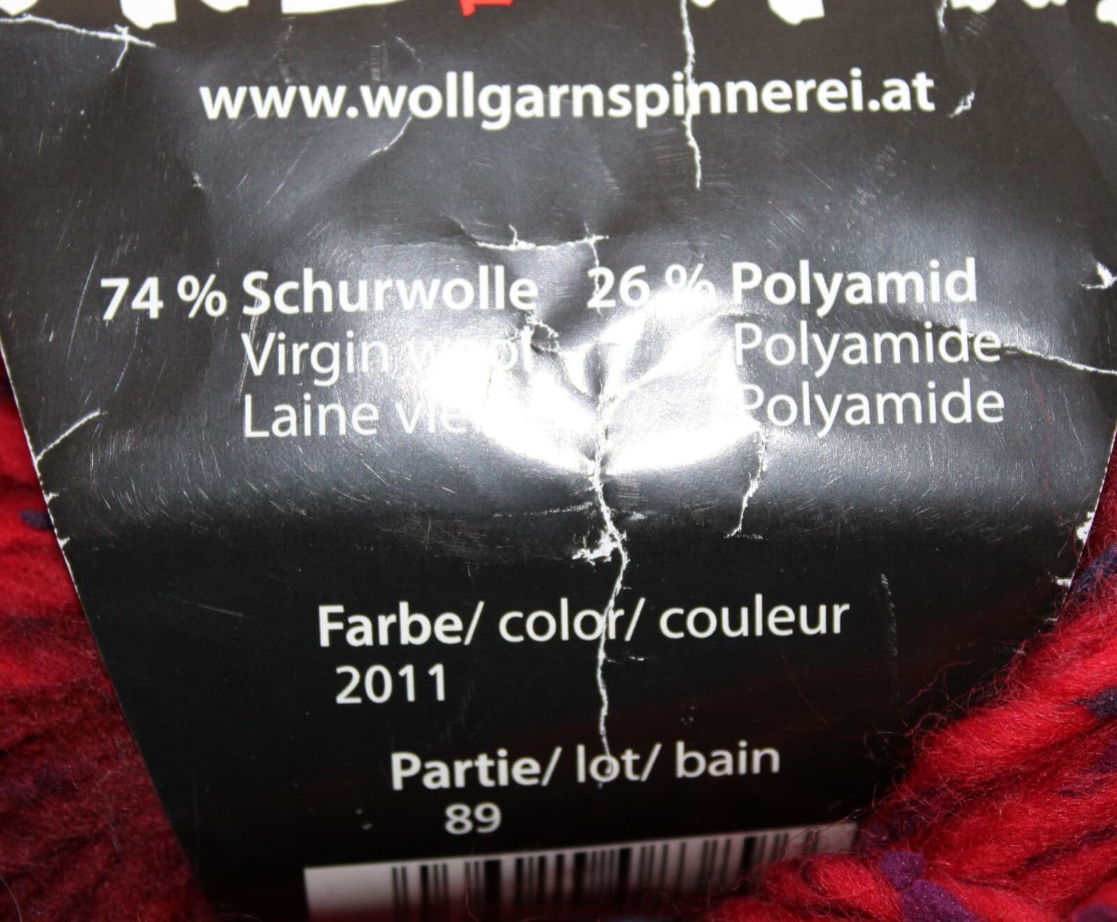 Ferner Wolle Filzmich! Tweed Red with Blue Virgin Wool Nylon 200gr 200m - Thumbnail 4