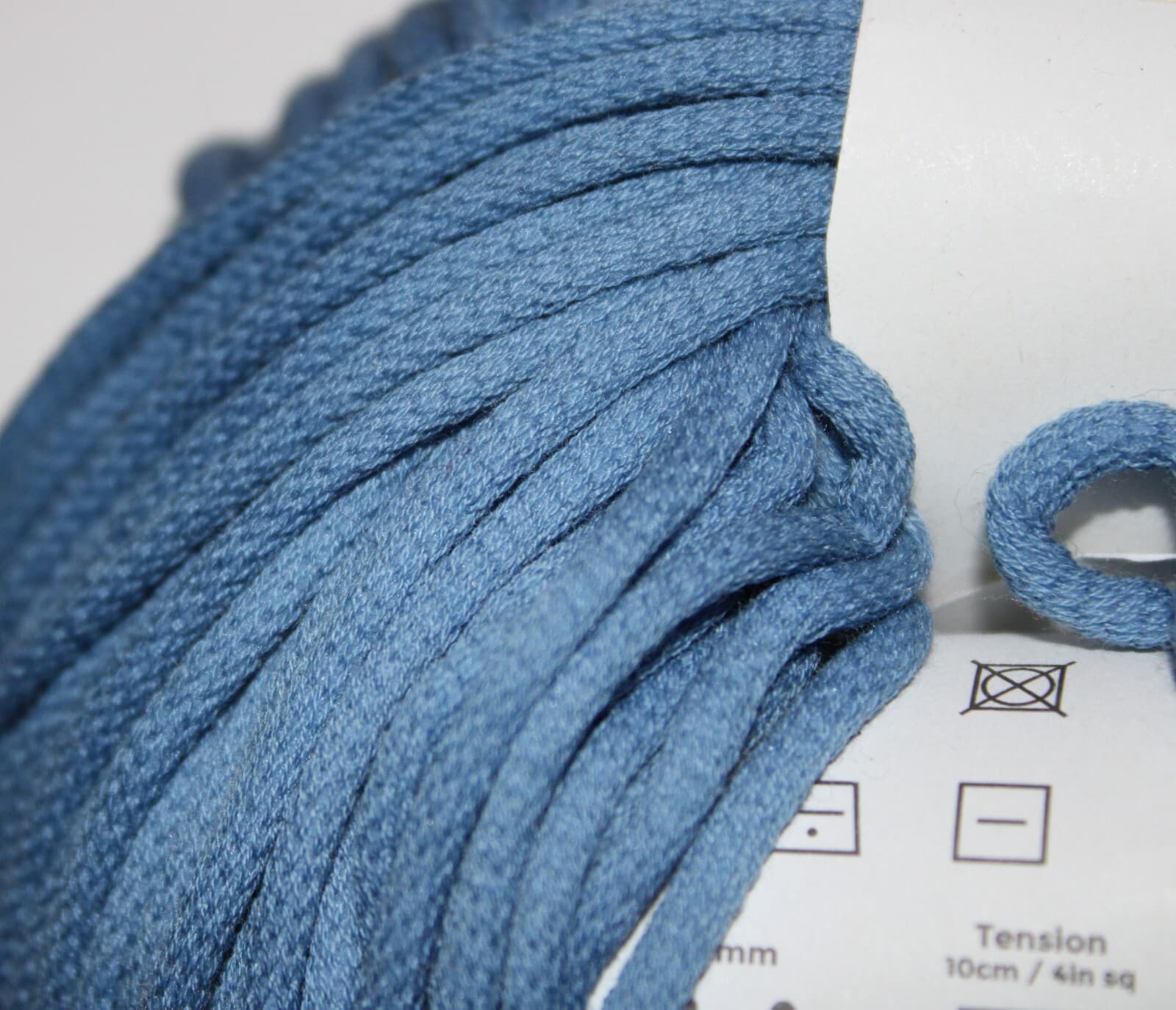 Plymouth Yarn Cleo Col 60004 Blue Cotton Nylon 50gr 98yd - Thumbnail 3