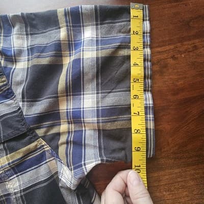 Ridgecut Men's Toughwear Shirt 2XL Plaid Button Up Collared Short Sleeve Pockets - Thumbnail 14