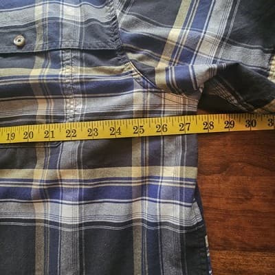Ridgecut Men's Toughwear Shirt 2XL Plaid Button Up Collared Short Sleeve Pockets - Thumbnail 12