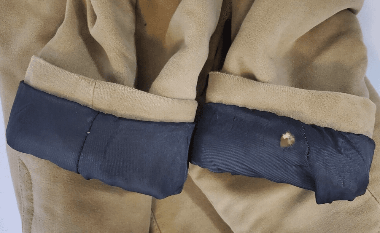 VINTAGE Stratojac Suede Look Pile Lining Coat Jacket Men Size 38 - Thumbnail 7