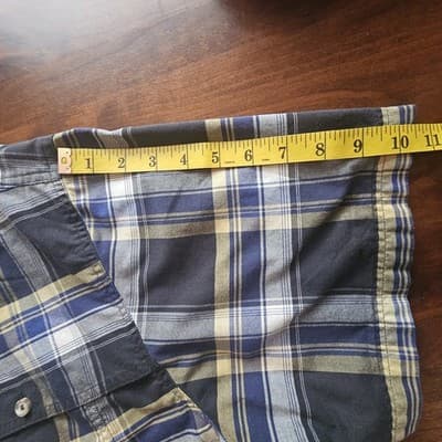 Ridgecut Men's Toughwear Shirt 2XL Plaid Button Up Collared Short Sleeve Pockets - Thumbnail 13