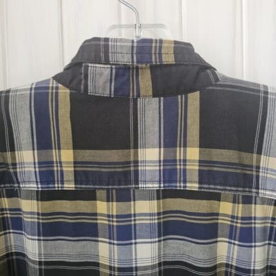 Ridgecut Men's Toughwear Shirt 2XL Plaid Button Up Collared Short Sleeve Pockets - Thumbnail 8