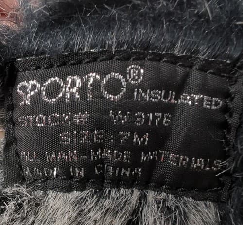 Sporto Women's Black Suede Gray Fur Ankle Boots Faux Leather Size 7M Style 3176 - Thumbnail 7