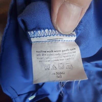Geoffrey Beene Men's Button Up Long Sleeve Shirt Blue Medium 15.5 32/33 - Thumbnail 13