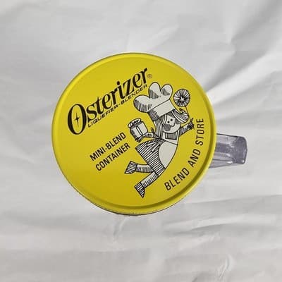 Oster Osterizer Mini Blend Container Vintage Blender Store Jars Plastic 8oz - Thumbnail 2