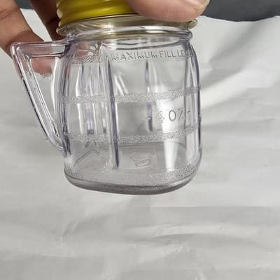 Oster Osterizer Mini Blend Container Vintage Blender Store Jars Plastic 8oz - Thumbnail 5
