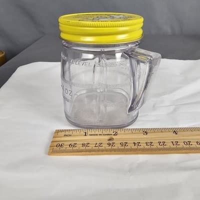 Oster Osterizer Mini Blend Container Vintage Blender Store Jars Plastic 8oz - Thumbnail 9