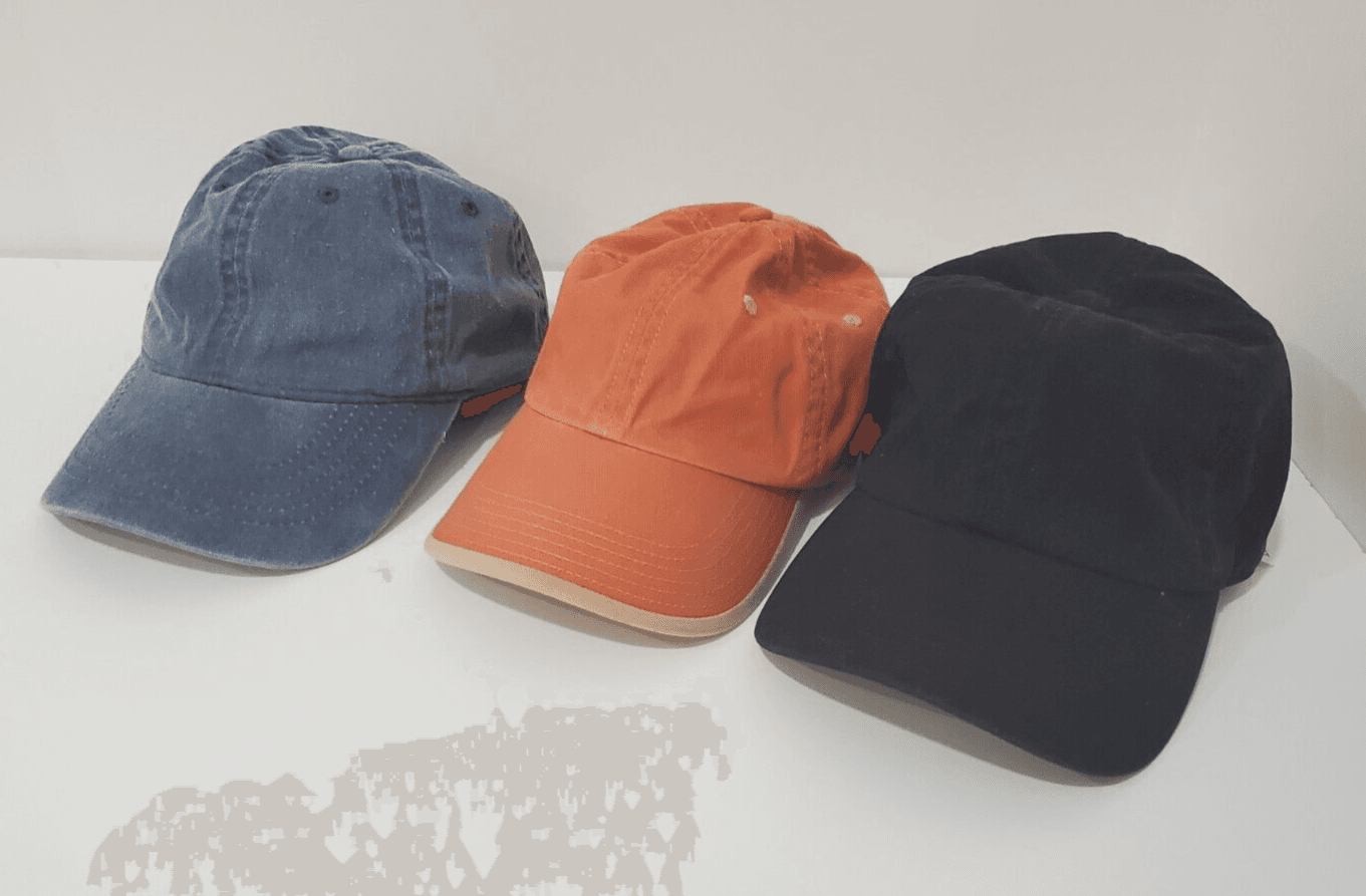 Mens Womens Baseball Caps Hats Washed Brushed Denim - Thumbnail 4