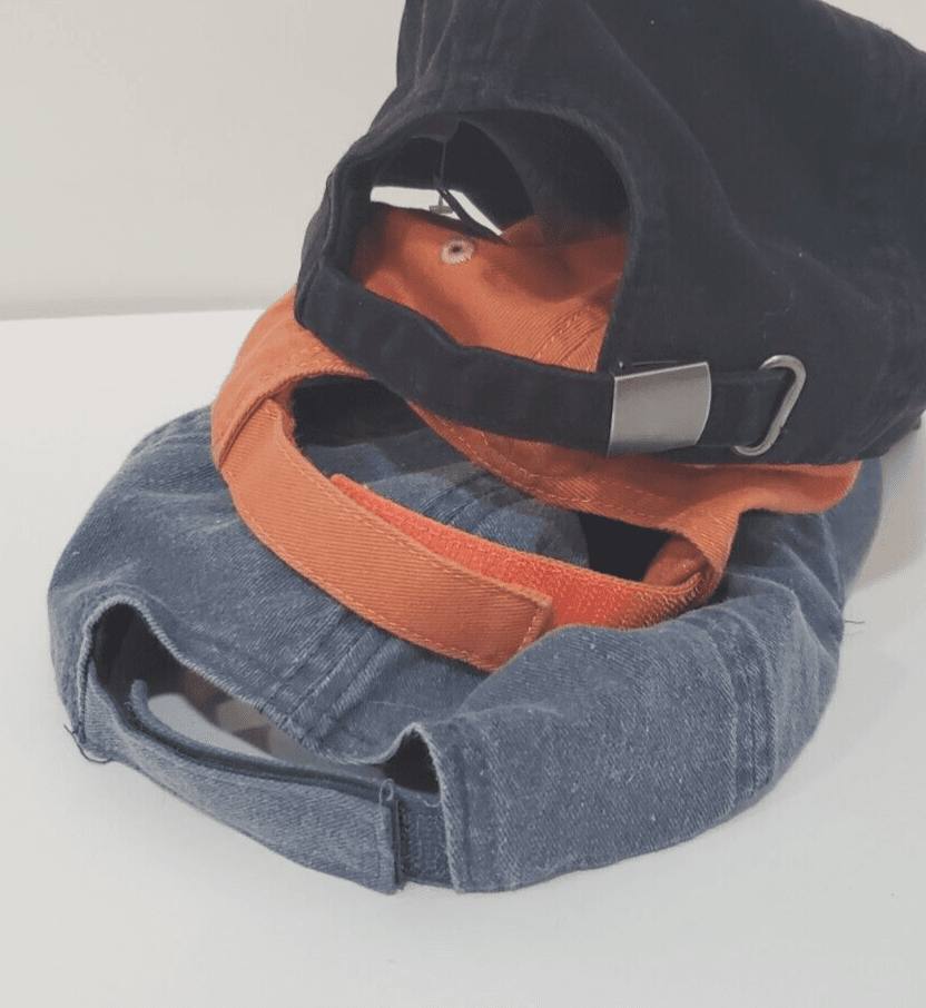 Mens Womens Baseball Caps Hats Washed Brushed Denim - Thumbnail 5