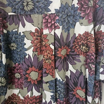Vint. At Ease Men's Colorful Button Up Shirt 1XL Tall Floral Design Short Sleeve - Thumbnail 8