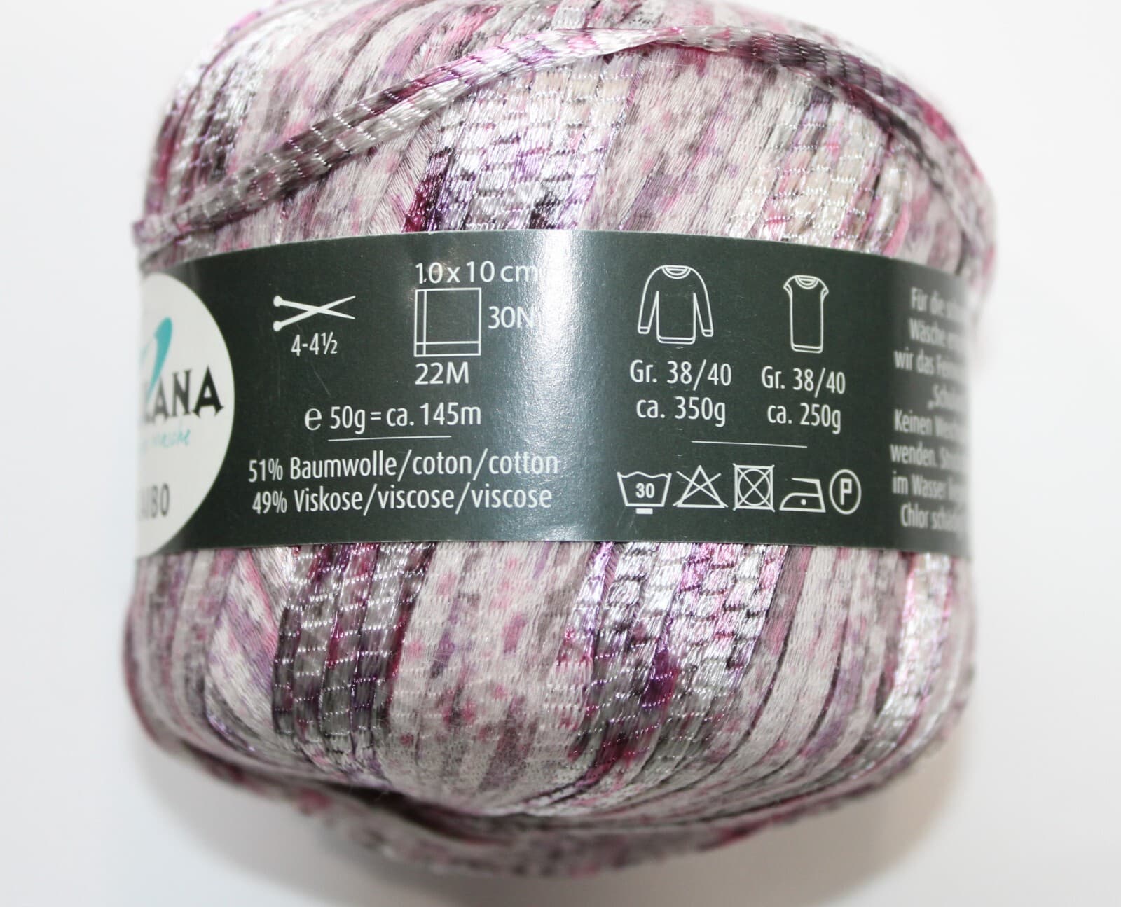 Yarn Schulana&Co. Macaibo Novelty Yarn Purple - Thumbnail 2