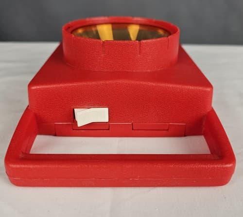 Vintage Retro 70's Red Plastic Radio Shack Square Flashlight Lantern WORKS - Thumbnail 7