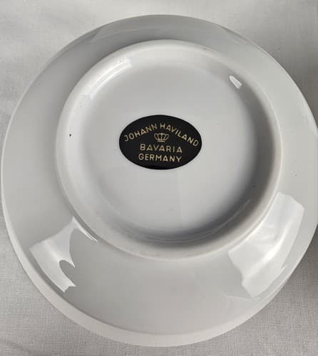 Johann Haviland Sweetheart Rose Set/4 BerryFruit Bowls Bavaria Germany EXCELLENT - Thumbnail 6