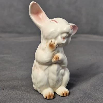 Vintage Lefton Porcelain Bunny Rabbit Figurine Japan Korea - Thumbnail 2