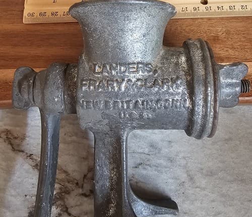 Columbia Food Chopper #120 Vintage Meat Grinder - Thumbnail 9