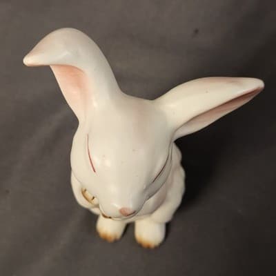 Vintage Lefton Porcelain Bunny Rabbit Figurine Japan Korea - Thumbnail 7