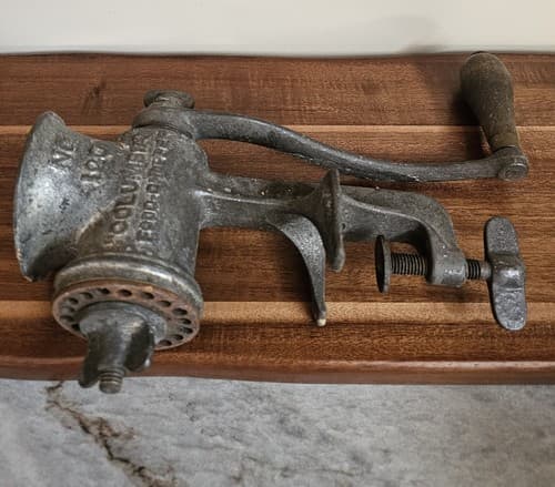 Columbia Food Chopper #120 Vintage Meat Grinder - Thumbnail 2