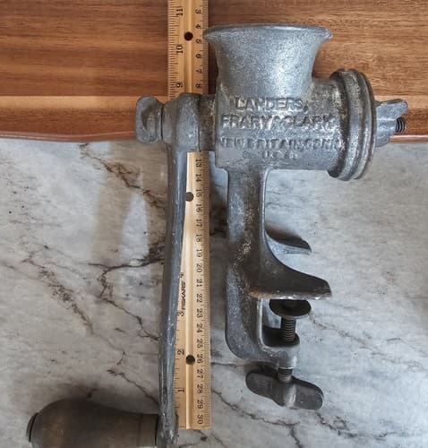 Columbia Food Chopper #120 Vintage Meat Grinder - Thumbnail 8