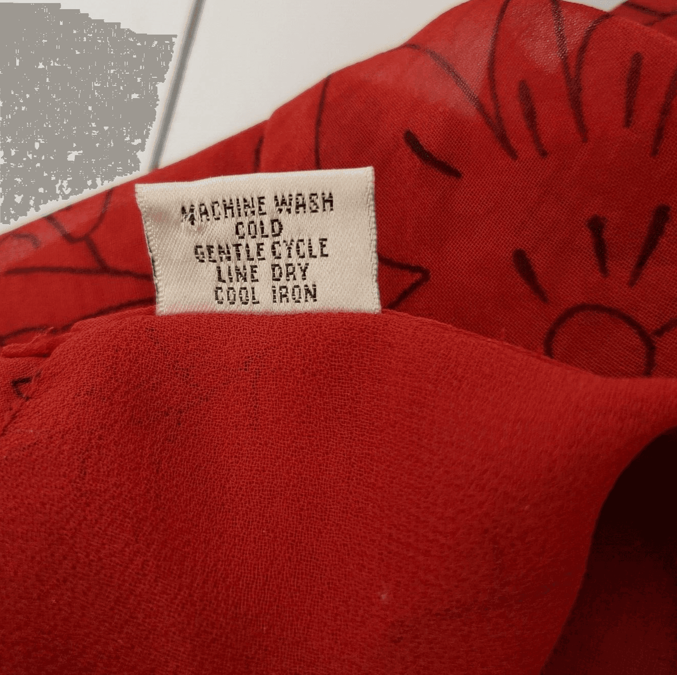 Nouveau Monde Plus Women 3X Red Blouse Sheer Short Sleeves - Thumbnail 5