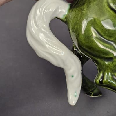 Chadwick Japan Olive Green Wild Stallion Horse Ceramic 8" H Figurines Set of 2 - Thumbnail 11