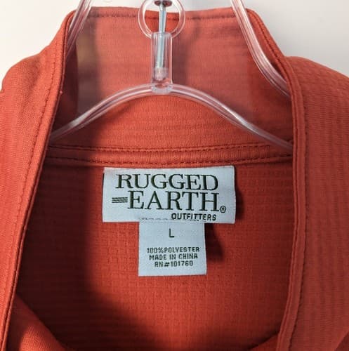 Rugged Earth Outfitters Mens 1/4 Quarter Zip Pullover Size Large RN101760 - Thumbnail 2